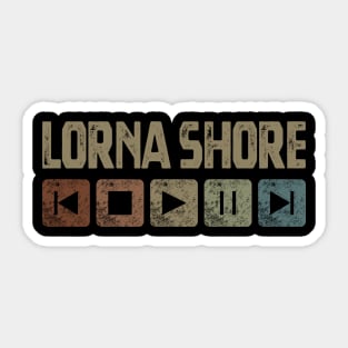 Lorna Shore Control Button Sticker